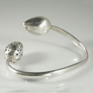 צמיד טיפות פתוח מכסף 925